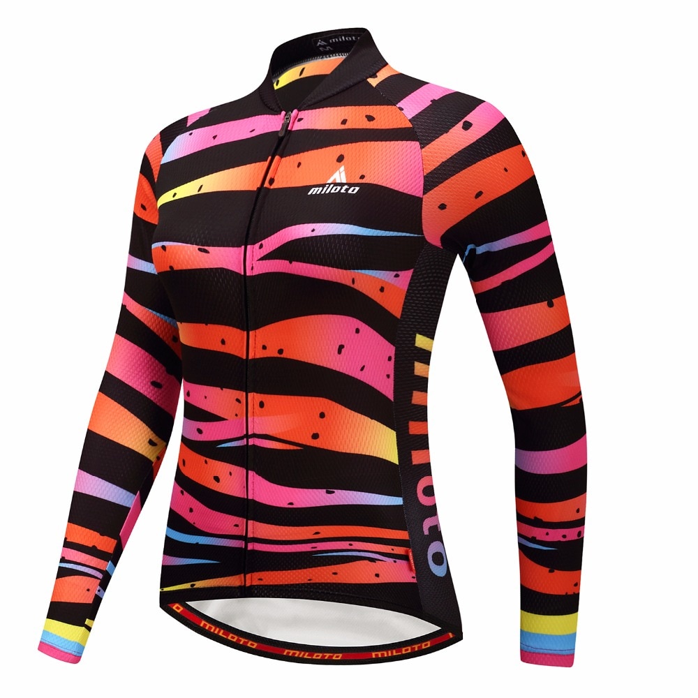 MILOTO Cycling jerseys women 2021  Ÿ   Ҹ  Maillot ciclismo road riding shirt  Ŭ Ƿ